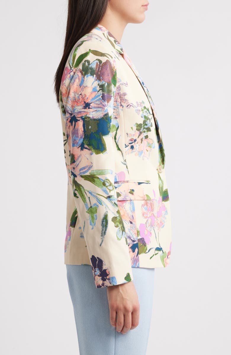 Tahari ASL Floral Jacket, Alternate, color,