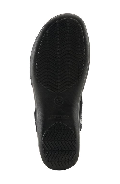 Flexus By Spring Step Nyaman Slingback Sandal In Black