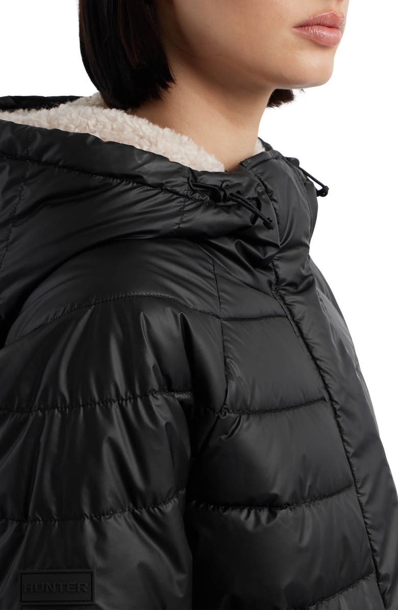 Hunter Faux Fur Lined Marshmallow Puffer Jacket, Alternate, color, 