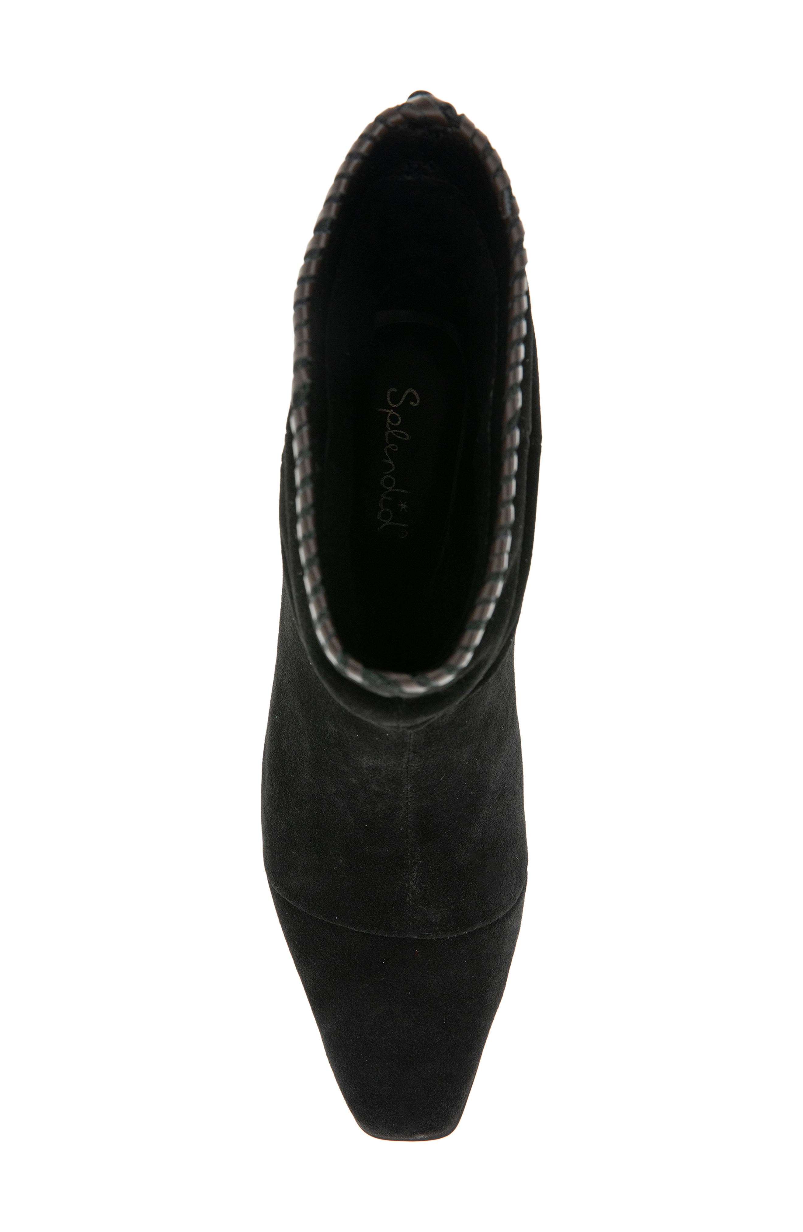 Splendid Jose Cap Toe Slouch Bootie, Alternate, color, Black