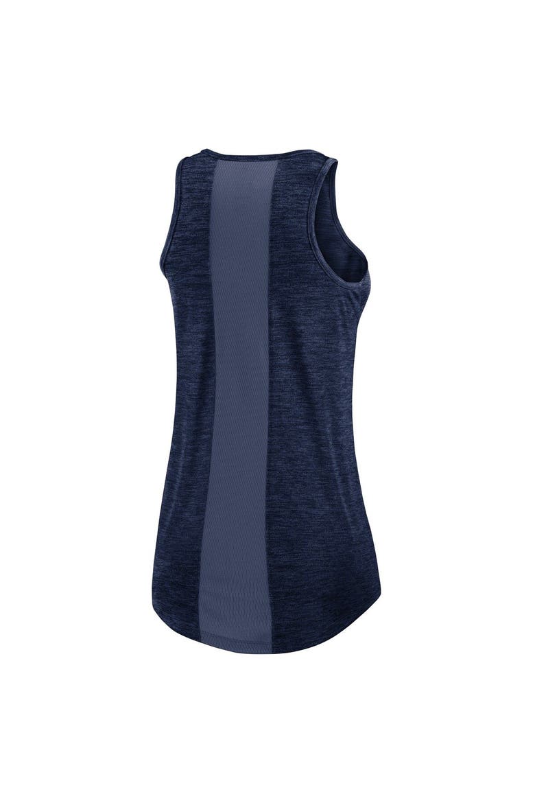 Women's Nike Navy Boston Red Sox Logo Fade High Neck Performance Tank Top, Alternate, color, Navy