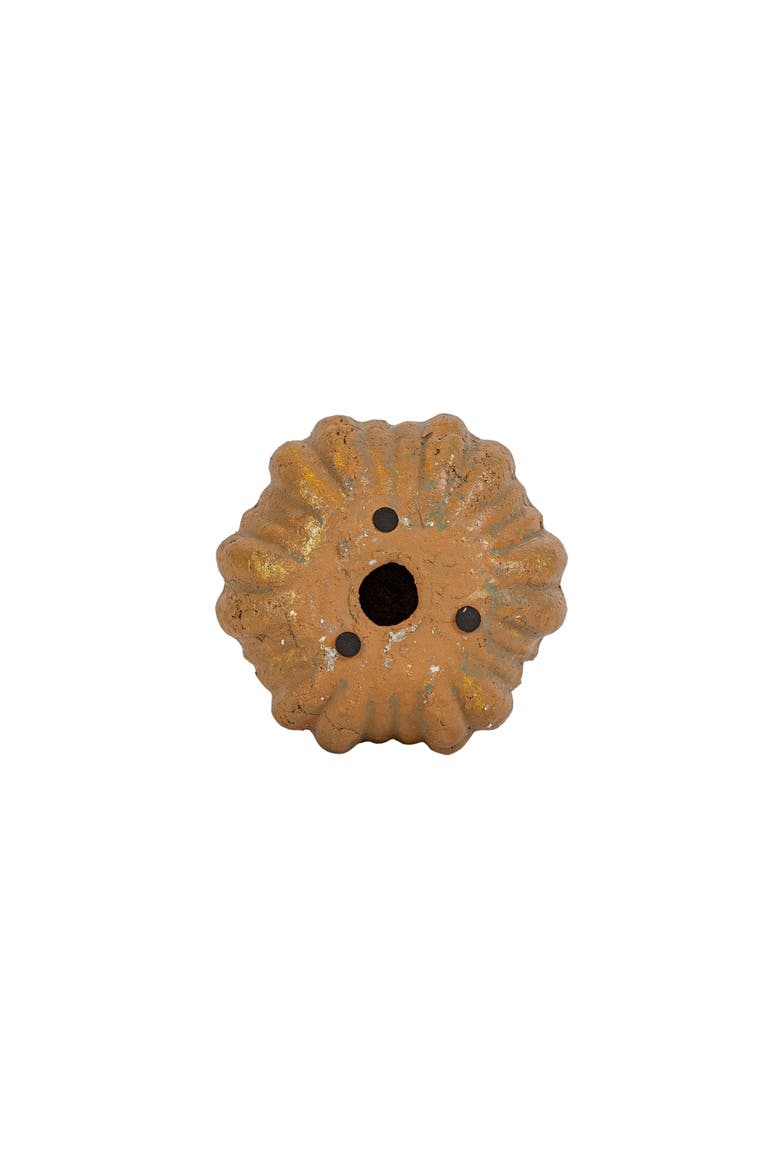 Terracotta Decorative Pumpkin, Alternate, color, Orange