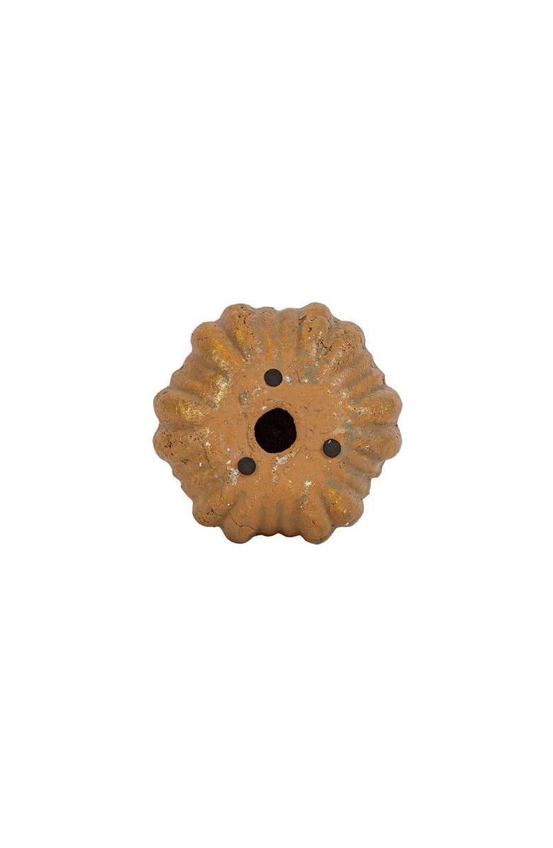 Foreside Home and Garden Terracotta Decorative Pumpkin, Alternate, color, Orange