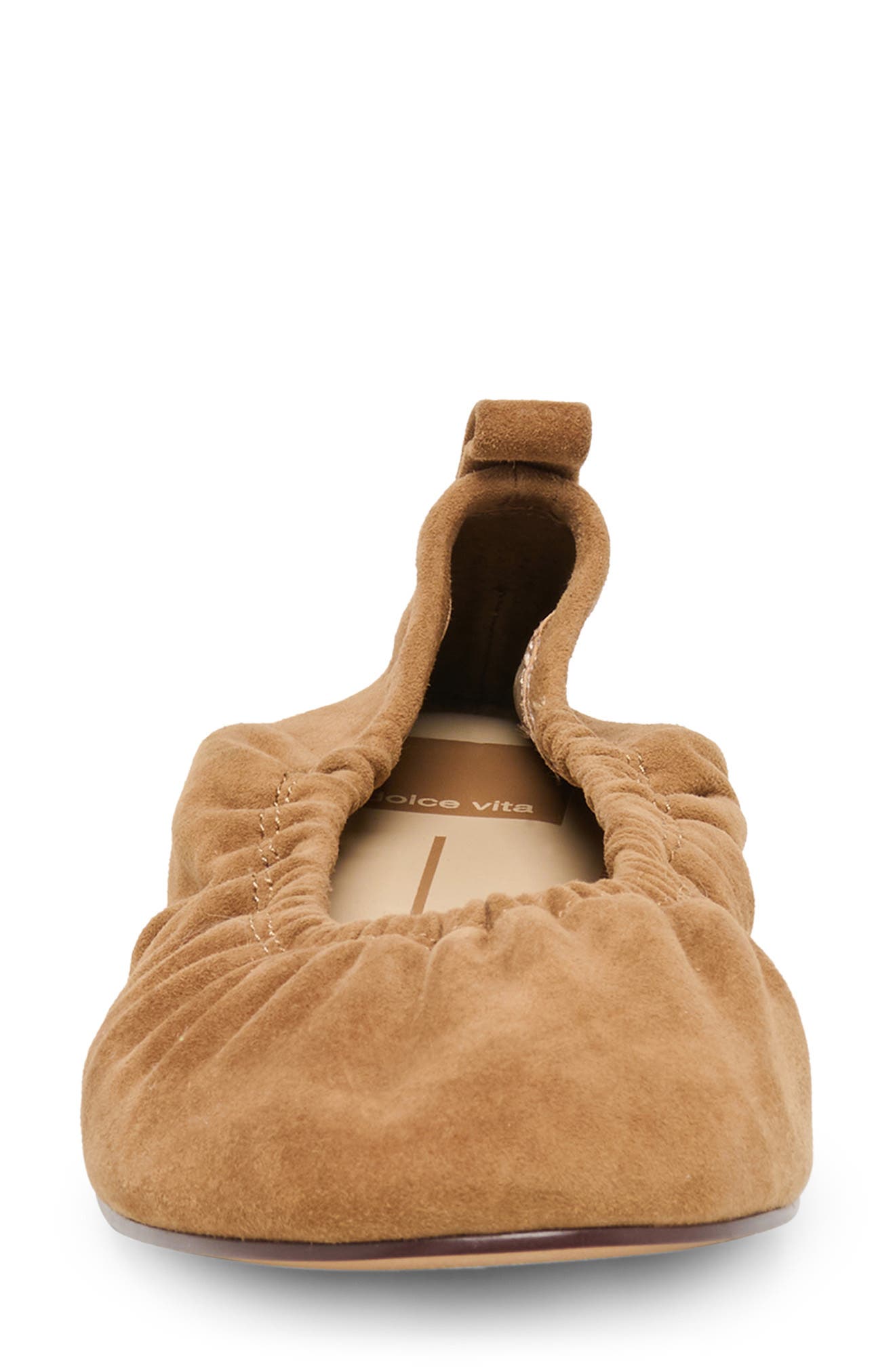 Conrad Ballet Flat, Alternate, color, LIGHT BROWN SUEDE