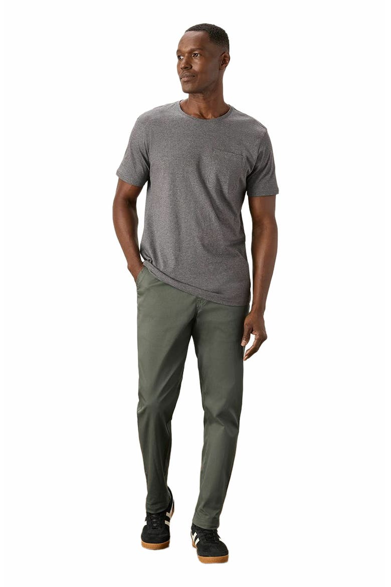 Organic Cotton Daily Twill Midweight Pant - 30" Inseam, Main, color, Castor Grey