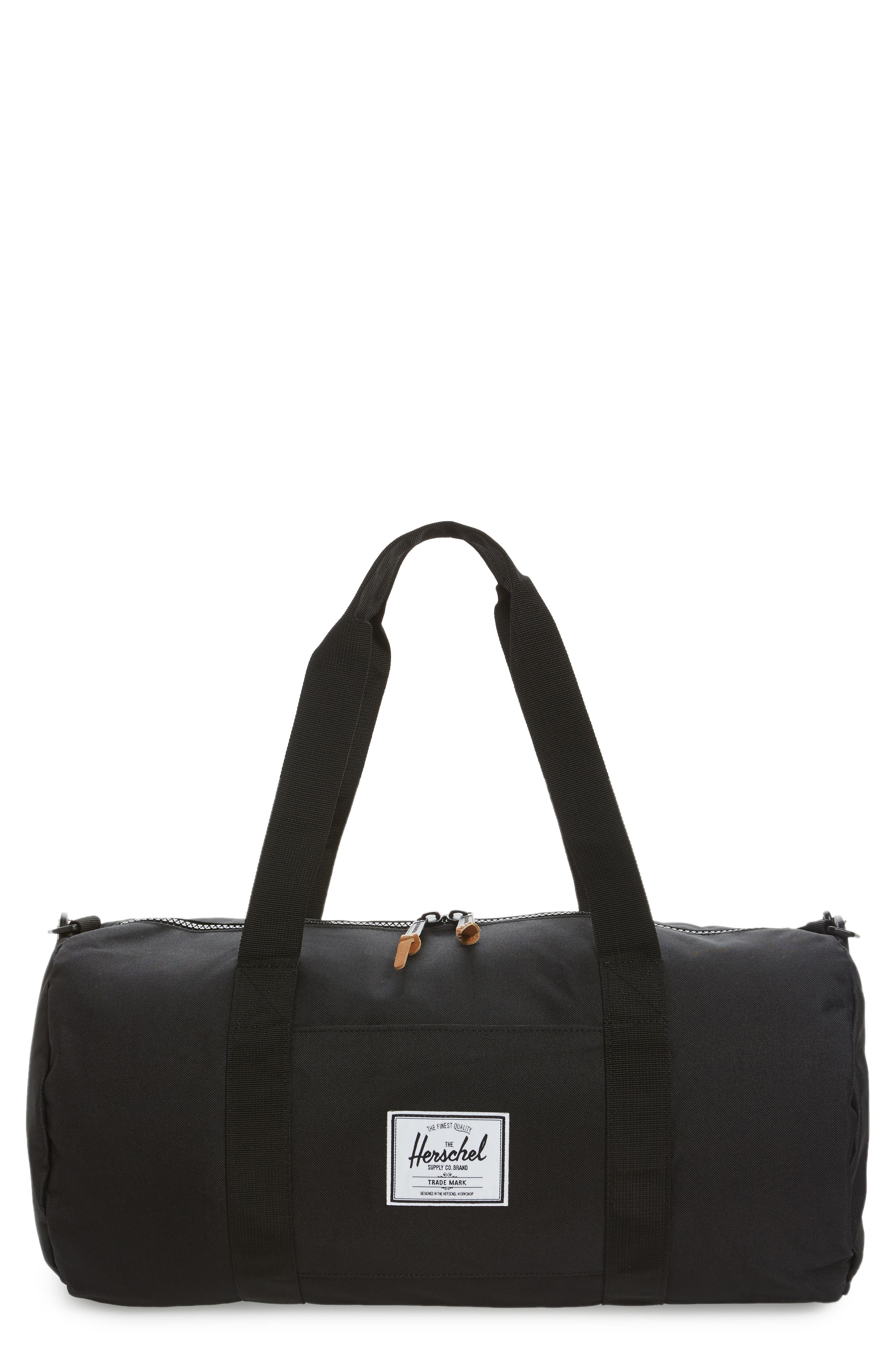 Sutton Mid Duffel Bag, Main, color, BLACK