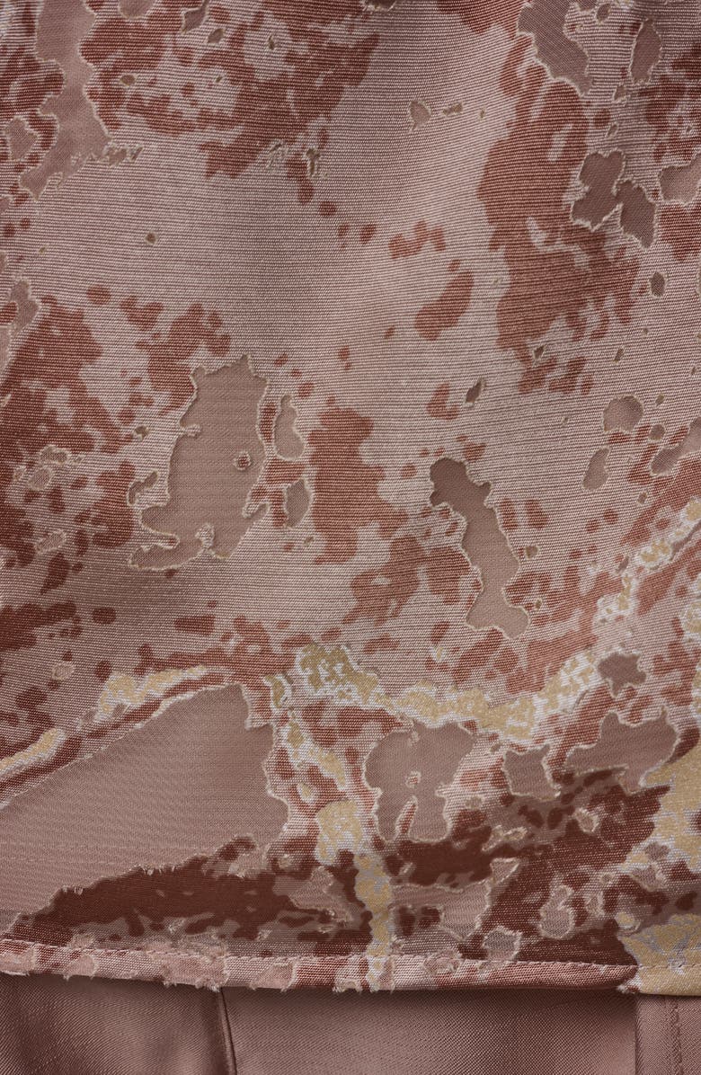 Donna Karan New York Satin Jacquard Top, Alternate, color,