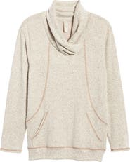 Loveappella Cross Neck Seamed Pullover