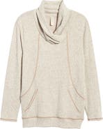Loveappella Cross Neck Seamed Pullover