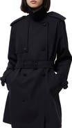 Burberry Short Wool Trench Coat