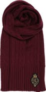 Lauren Ralph Lauren Cable Crest Patch Scarf