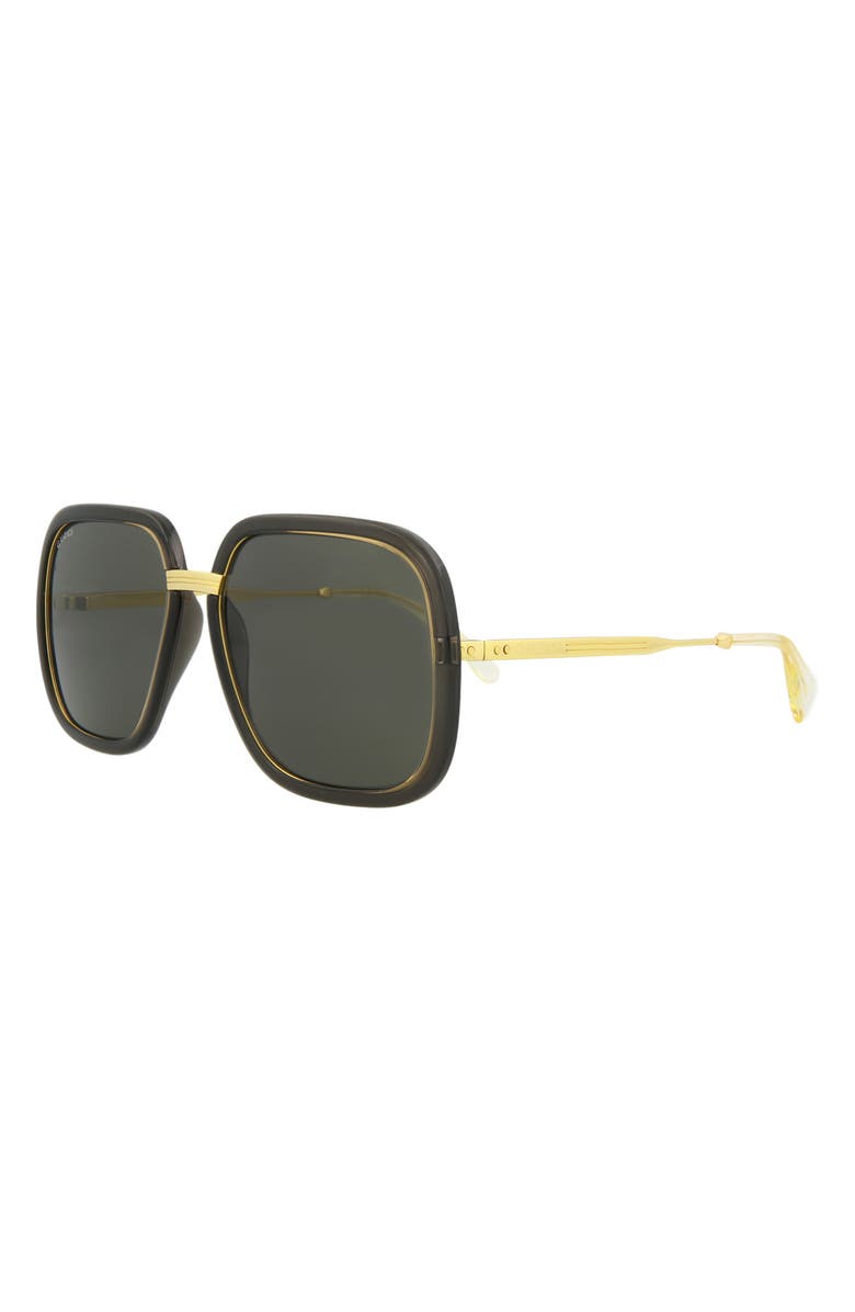 Gucci 60mm Oversize Sunglasses, Alternate, color,