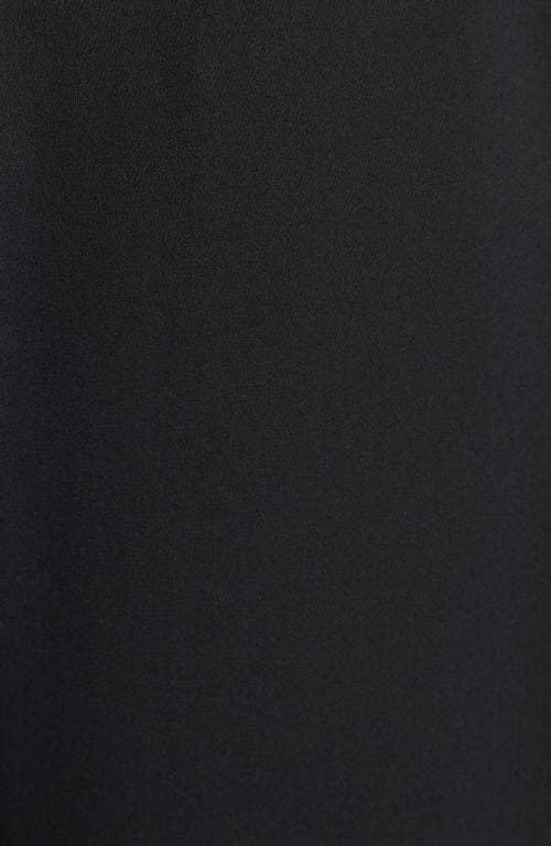 Valentino Ruffled Wide Leg Pants In Nero