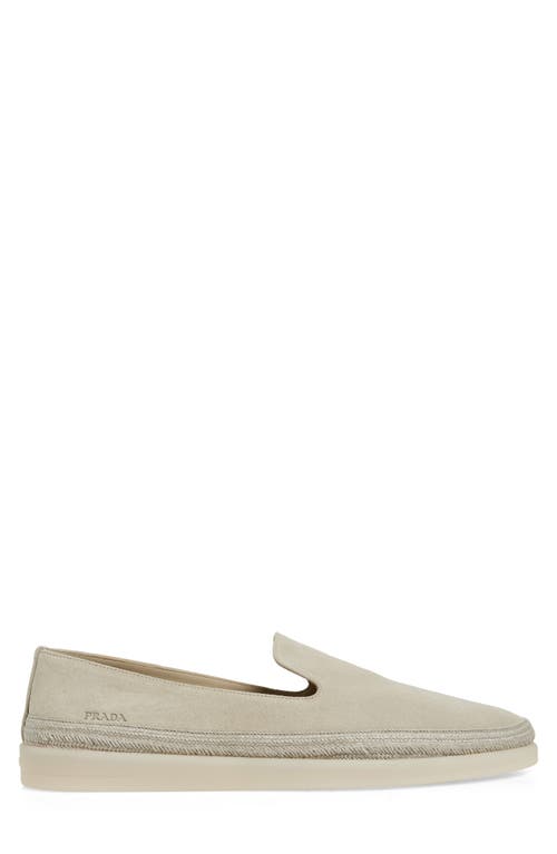 Prada St. Tropez Espadrille In Pomice