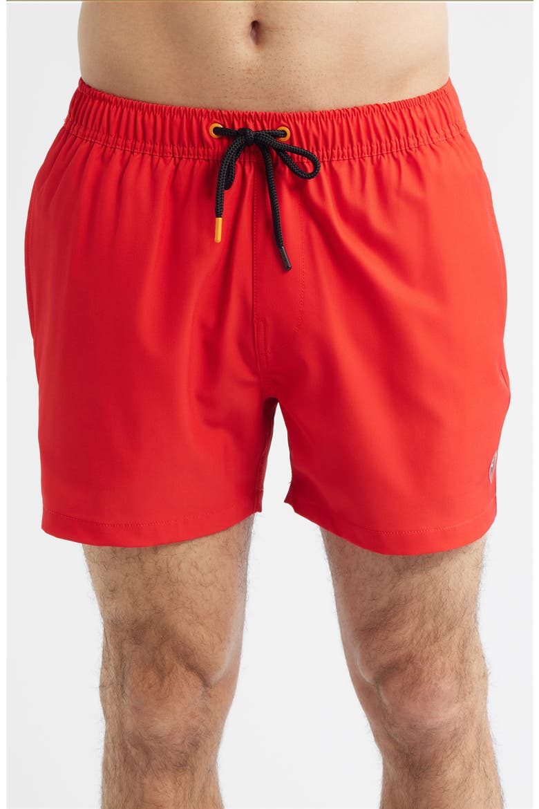 Demna Swim Trunks, Alternate, color, JACK RED