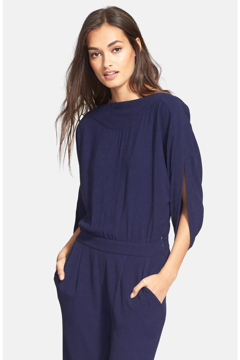 'Dezi' Jumpsuit, Alternate, color, MIDNIGHT