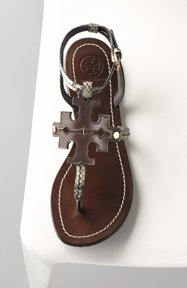 Tory Burch 'Chandler' Leather Sandal, Alternate, color,