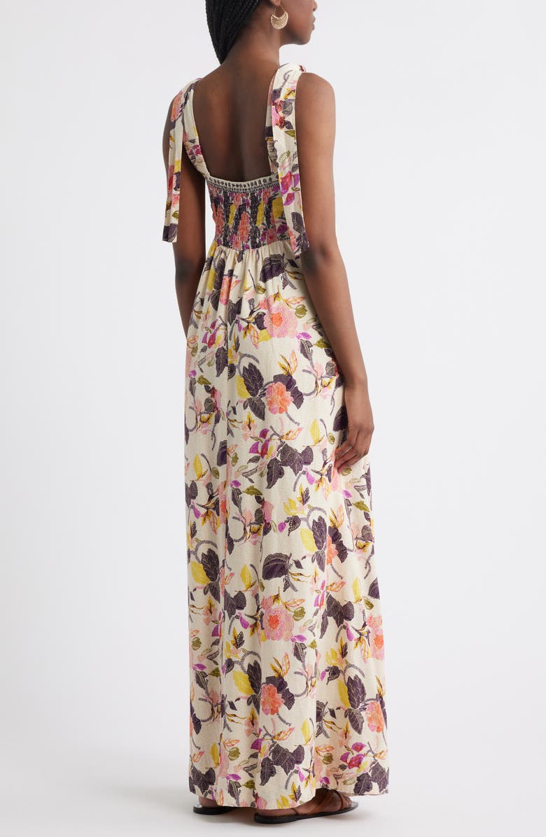 Treasure & Bond Linen Blend Maxi Sundress, Alternate, color, 