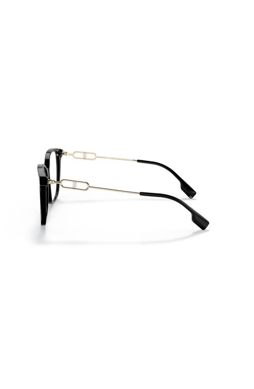 Burberry 54mm Square Optical Glasses In Black