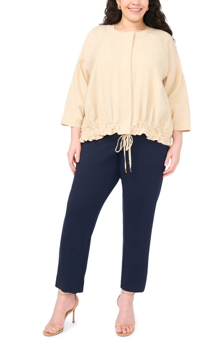 Vince Camuto Raglan Sleeve Jacket, Alternate, color, Birch