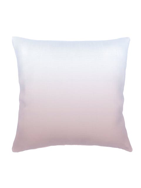 Ombre Linen Pillow with Down Alternative Insert