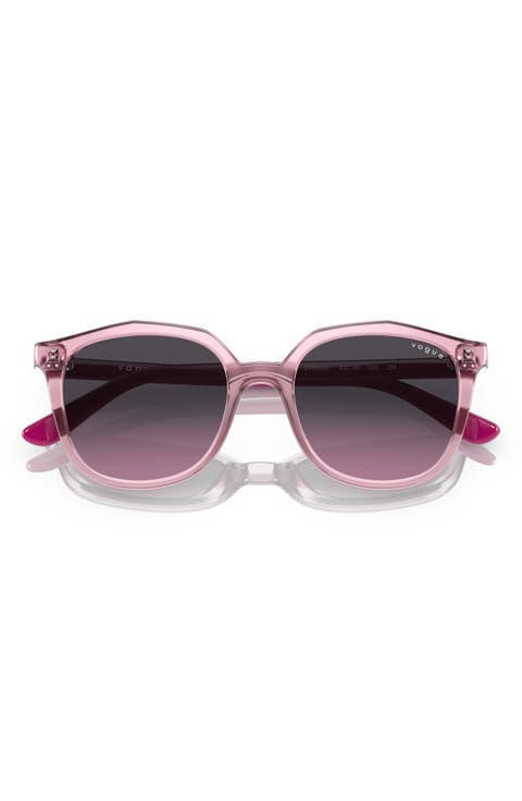 Kids' 45mm Gradient Irregular Sunglasses