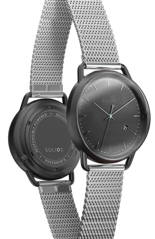Solios Watches The Solar Curve | Black Dial