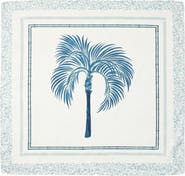 Nicole Miller Palm Tree Satin Scarf