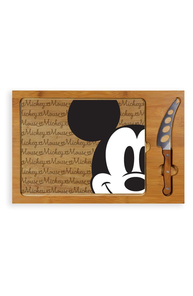 Toscana a Picnic Time Brand TOSCANA Icon - Disney 3-Piece Cheese Board Set, Main, color, Minnie Mouse/ Brown