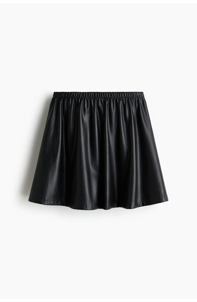 H&M Flared Skirt, Main, color, Black