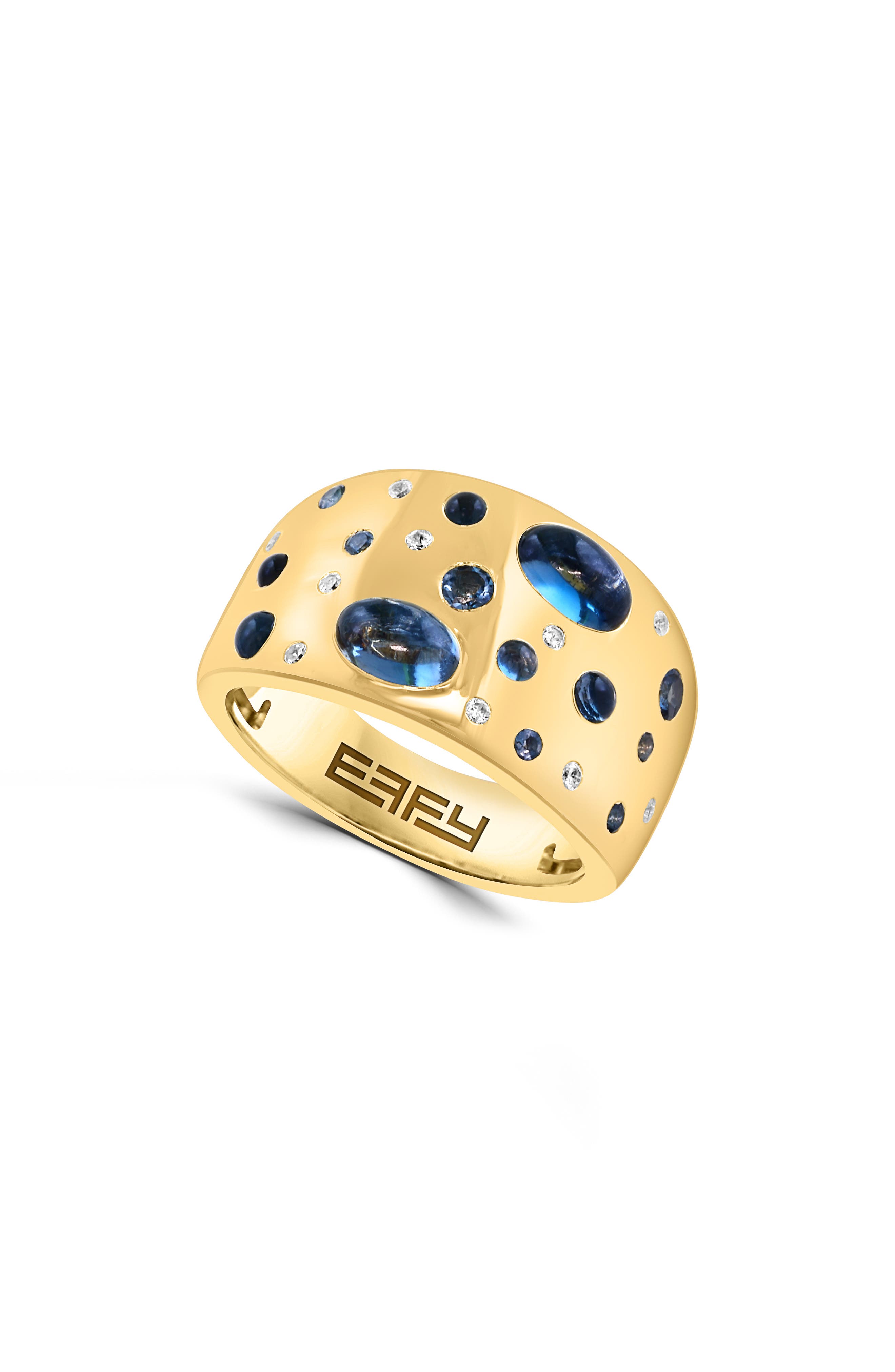 Gold Plated Sterling Silver Statement Ring