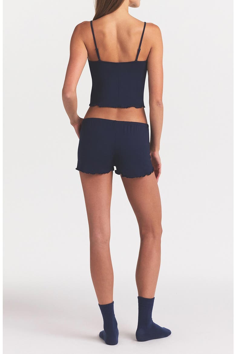 Sleep Camisole and Shorts Set, Alternate, color, NAVY