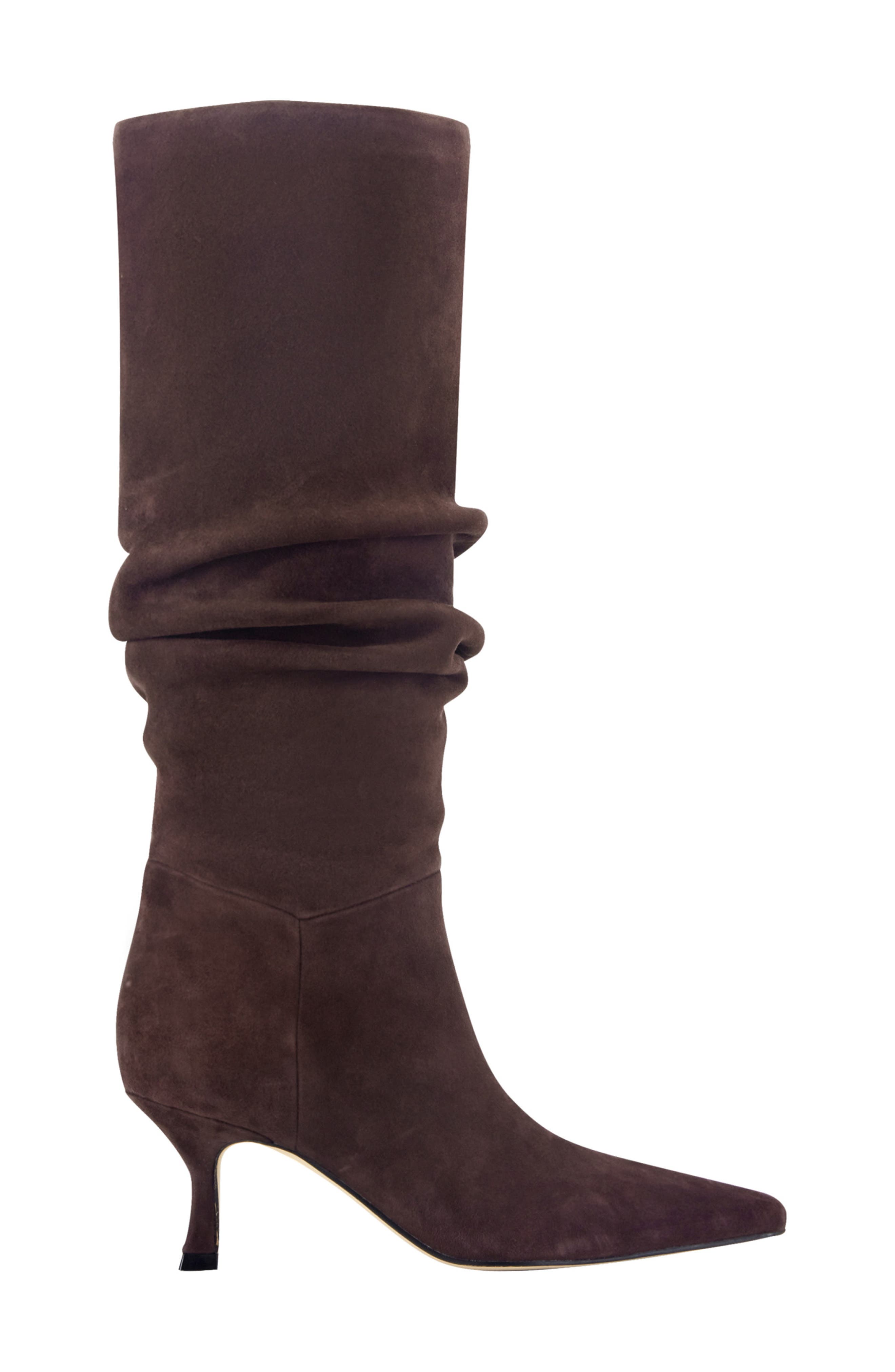 Vinter Pointed Toe Knee High Boot, Alternate, color, DARK RED