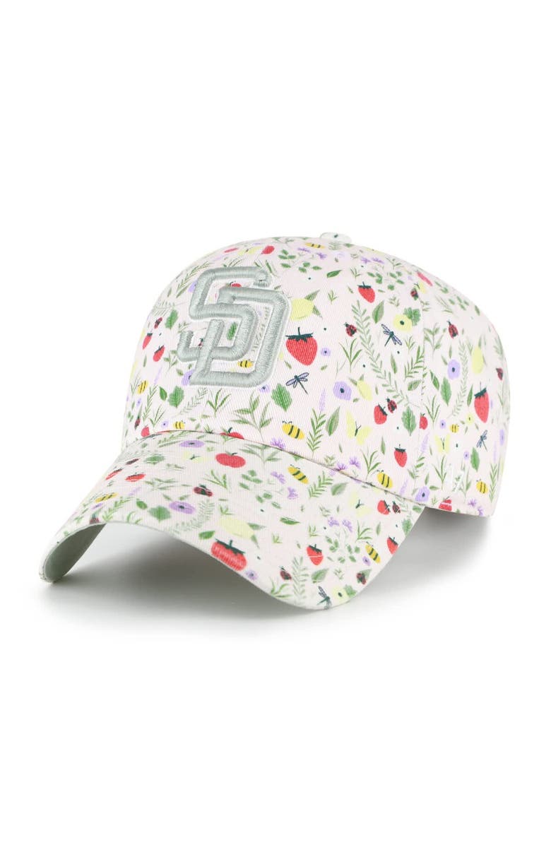 '47 Girls Youth '47 Light Pink San Diego Padres Posey Clean Up Adjustable Hat, Main, color, Light Pink