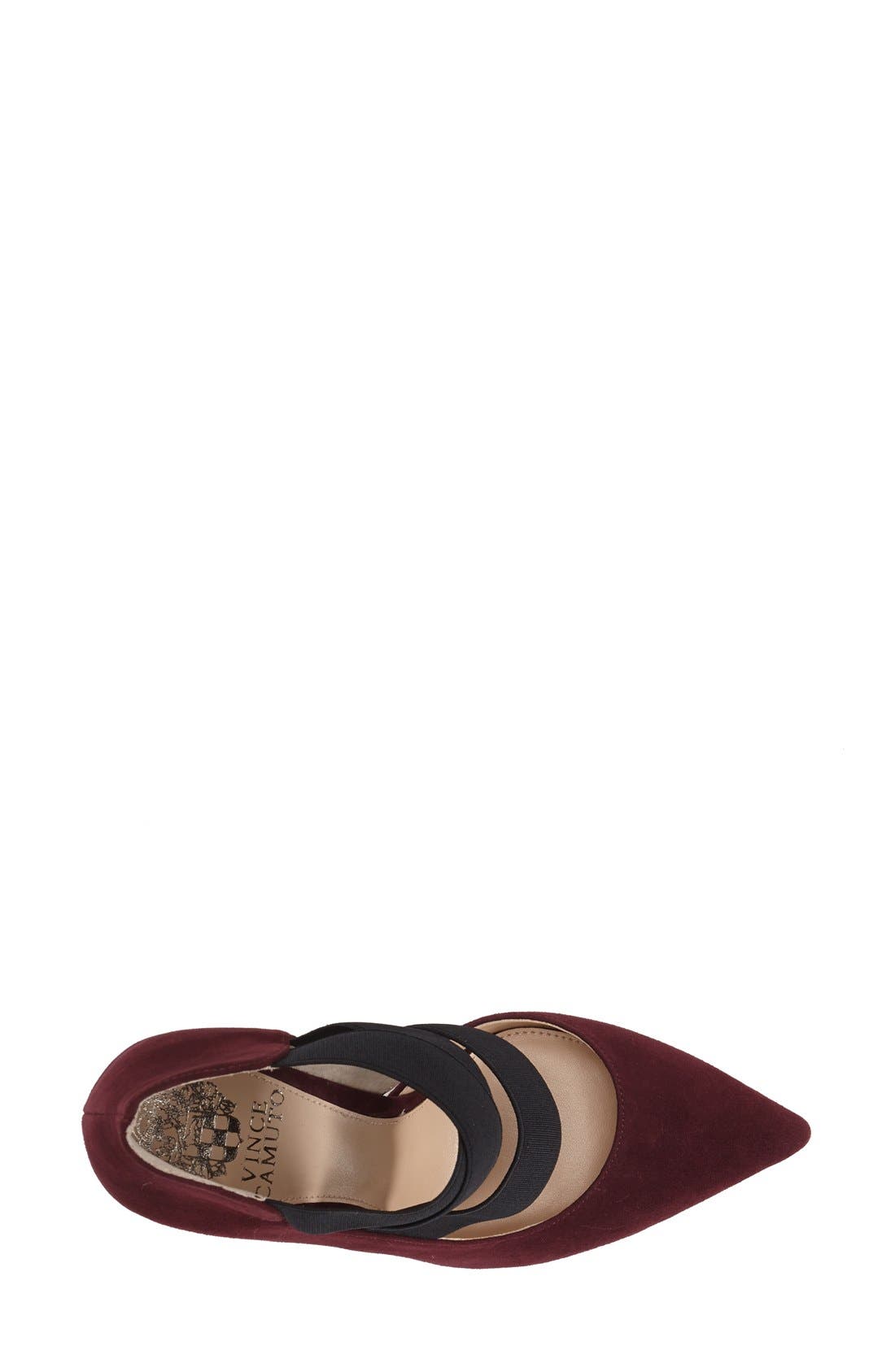 'Nigel' Pointy Toe Pump, Alternate, color, DEEP SUGAR PLUM SUEDE