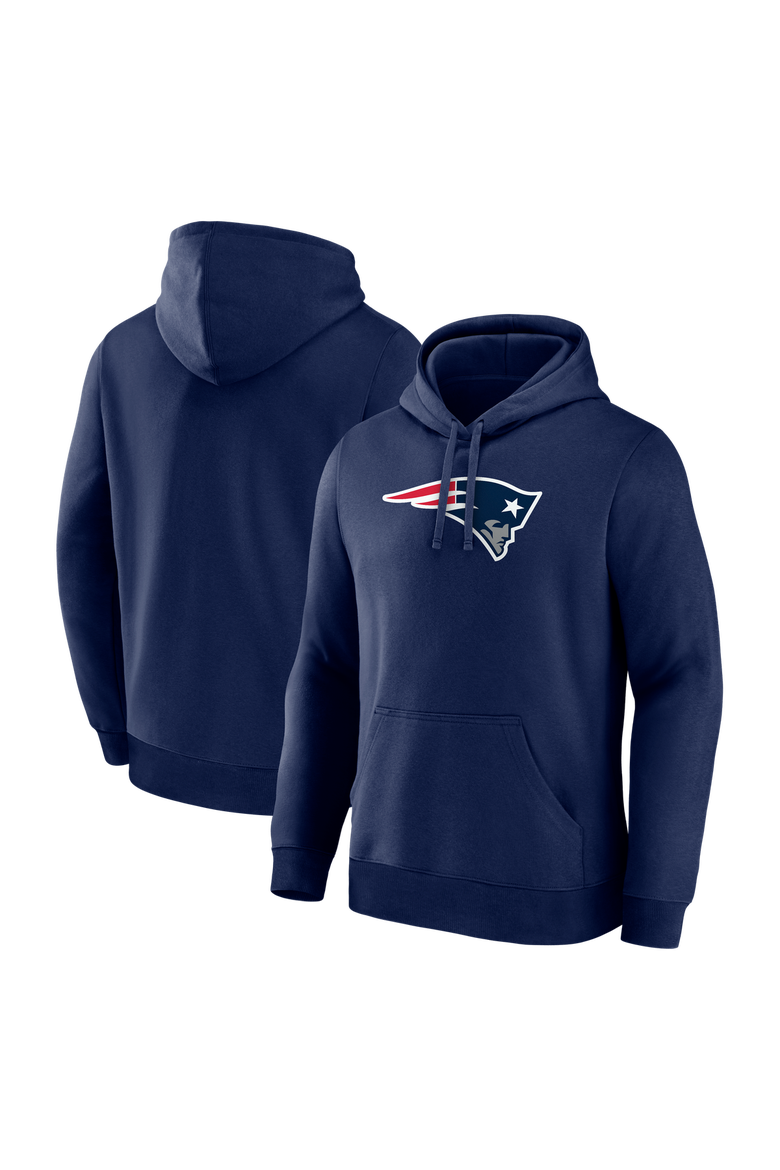 Men's Logo Athletic Navy New England Patriots Primary Logo Hoodie, Main, color, Navy