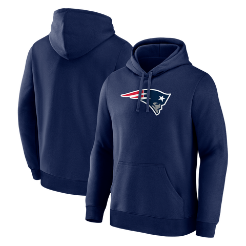 Men's Logo Athletic Navy New England Patriots Primary Logo Hoodie