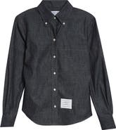 Thom Browne Denim Button-Down Shirt