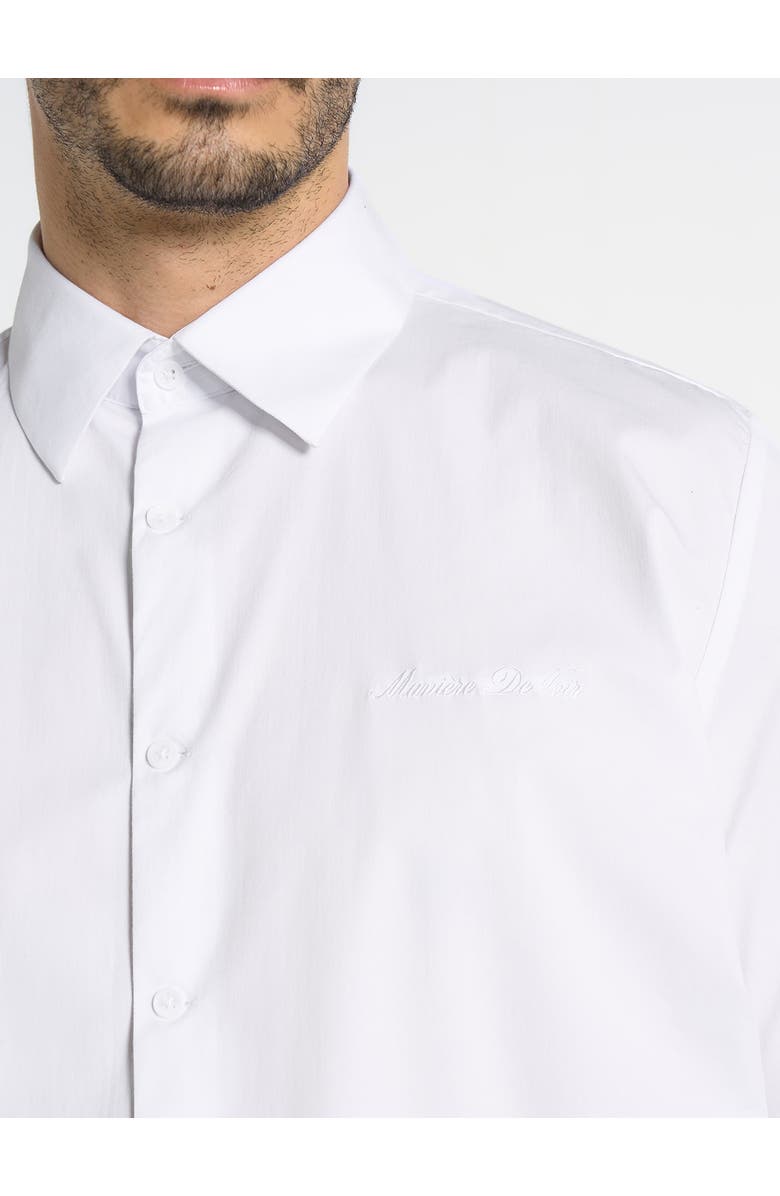 Manière De Voir Chris Signature Tailored Long Sleeved Shirt, Alternate, color, White