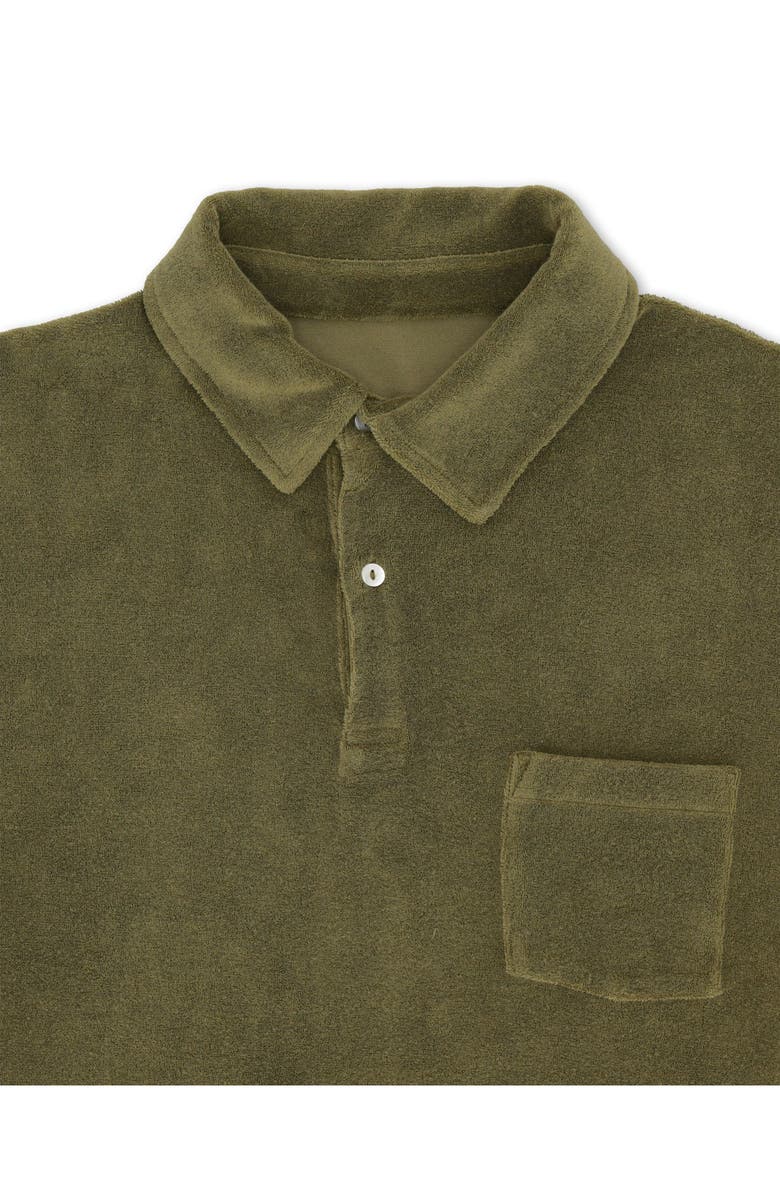 Fortela Missourim Terry Cloth Short Sleeve Polo, Alternate, color, Mlt