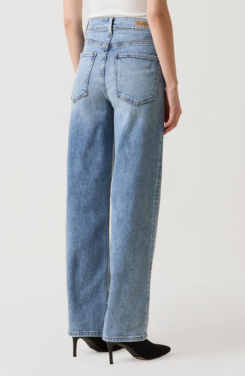 LE JEAN '90s Mid Rise Ankle Straight Leg Jeans, Alternate, color, 