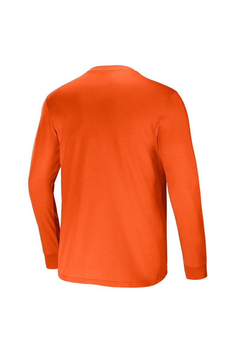 Men's NFL x Darius Rucker Collection by Fanatics Orange Denver Broncos Team Long Sleeve Pocket T-Shirt, Alternate, color, Orange