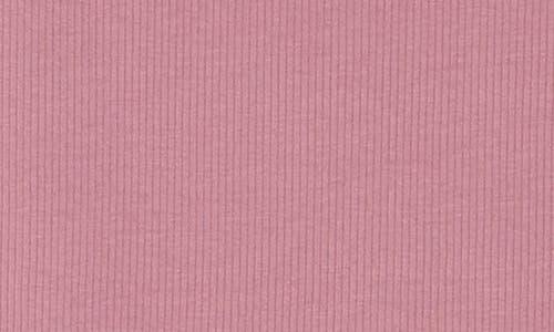 Starter Stretch Cotton Ringer Tank In Dusky Orch