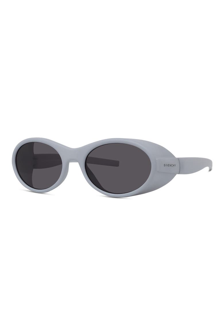 GV Ride 55mm Oval Sunglasses, Alternate, color, GREY/ OTHER / SMOKE