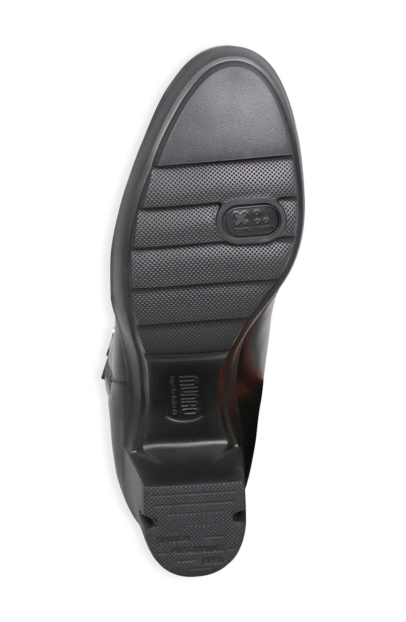 Brittie Bootie, Alternate, color, BLACK LEAT