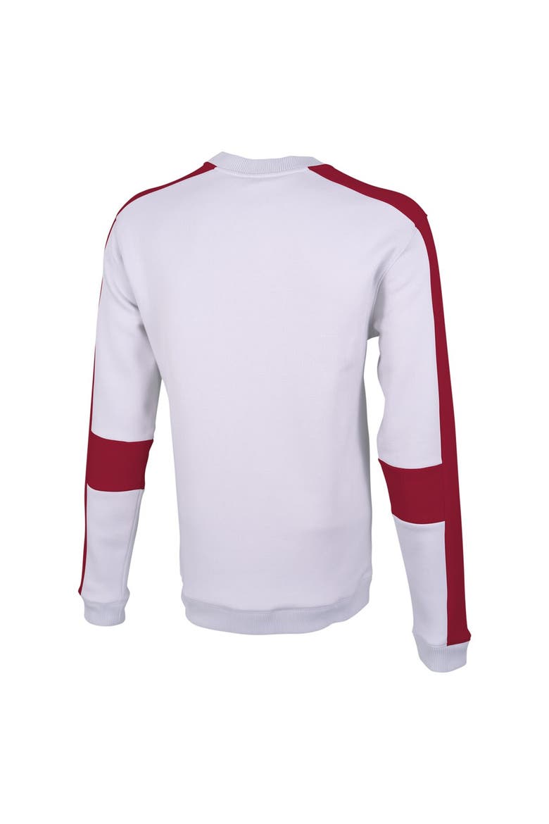 Men's Stadium Essentials White Atlanta United FC Half Time Pullover Sweatshirt, Alternate, color, White