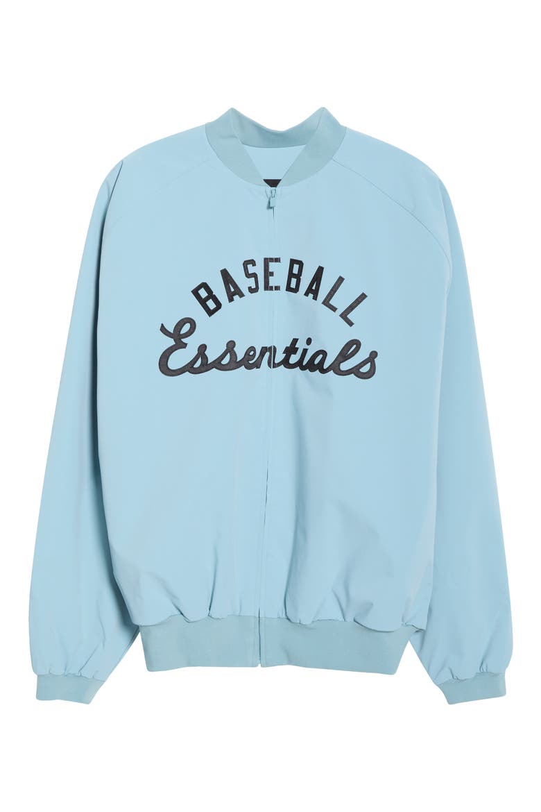 MLB Full Zip Bomber Jacket, Alternate, color, STONE BLUE