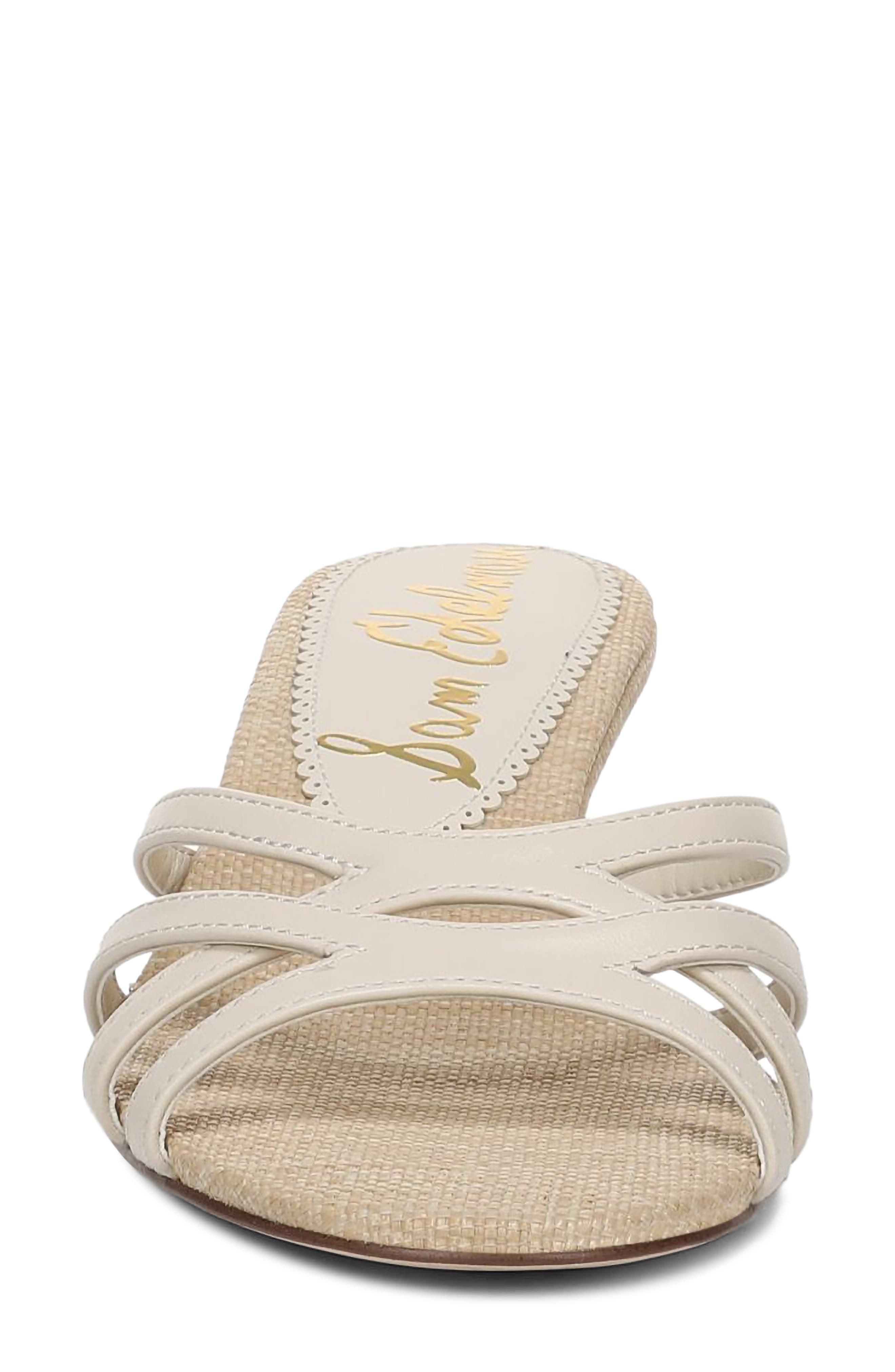 Camille Kitten Heel Sandal, Alternate, color, MODERN IVORY