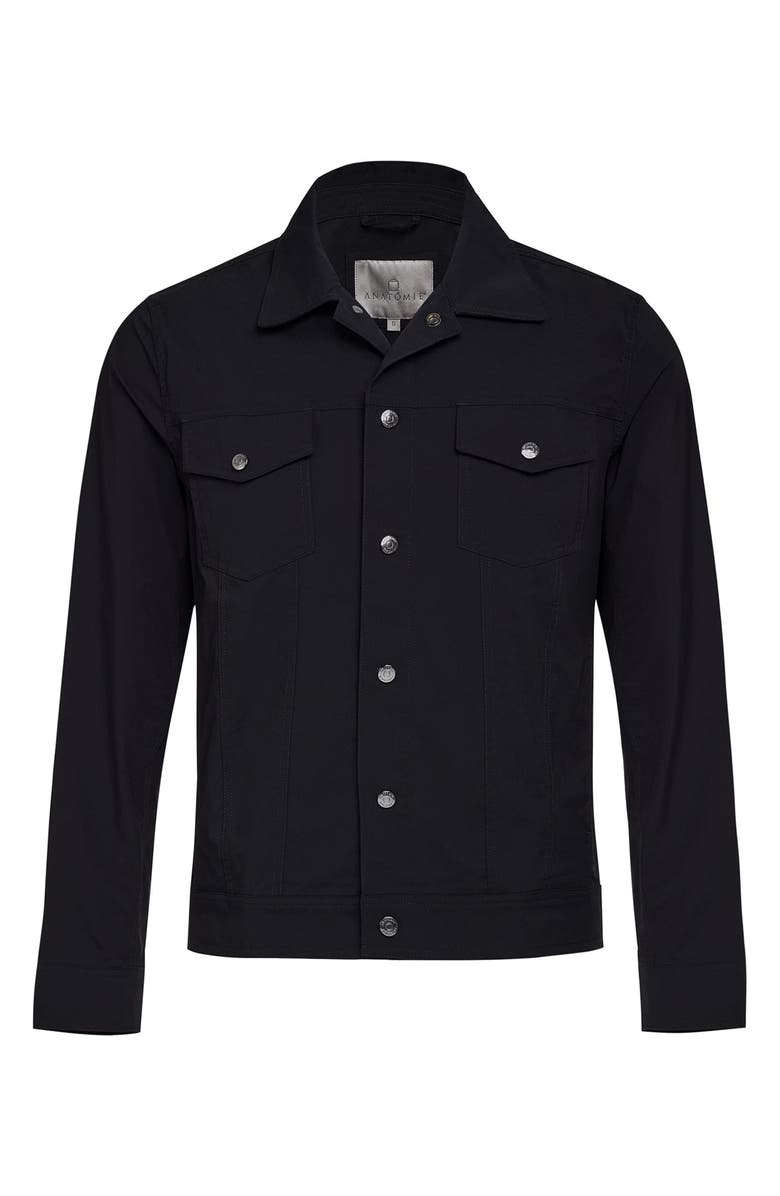 Anatomie Daniel Denim-Style Jacket, Alternate, color, Black