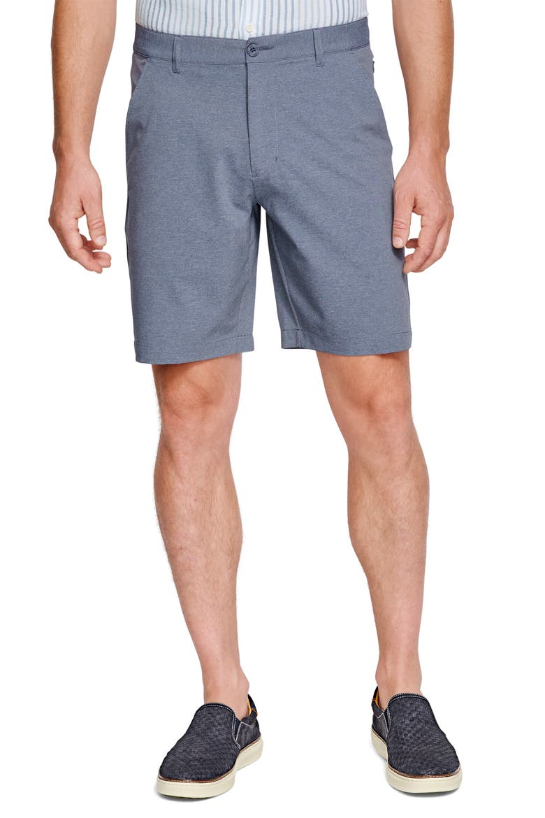 XC4 Performance Flat Front Shorts, Main, color, BLUE